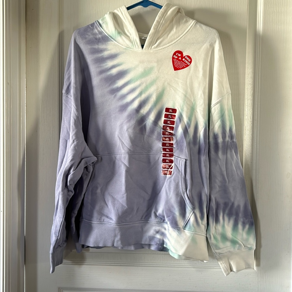 🎉2x HP🎊🆕NWT Purple Size XL WildFox Tie-Dye Hoodie